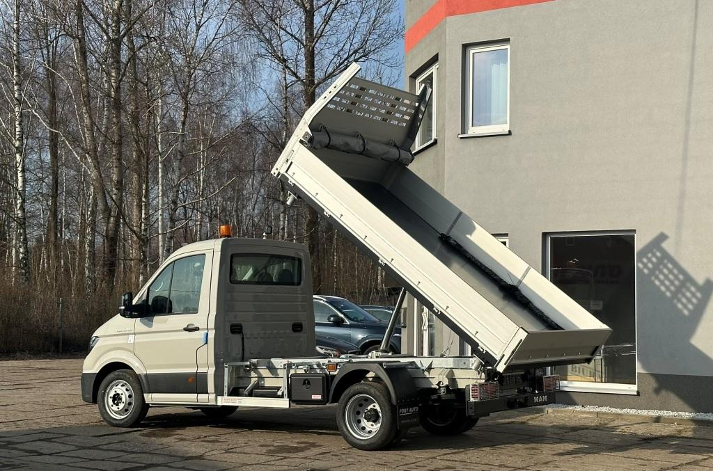 Wywrotka do tyłu Pony Auto na podwoziu MAN – nadwozie samowyładowcze do transportu materiałów sypkich